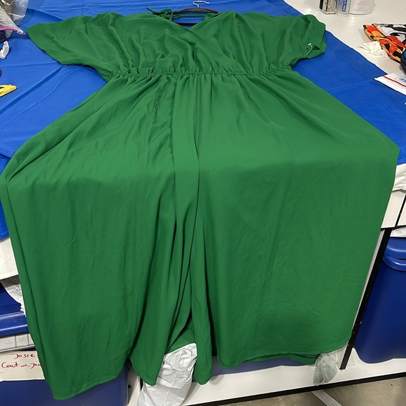 Modcloth Arrive And Thrive Wide Leg Crop Jumpsuit Size 2X - Picture 5 of 5